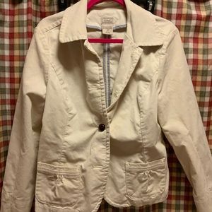 Cream corduroy jacket